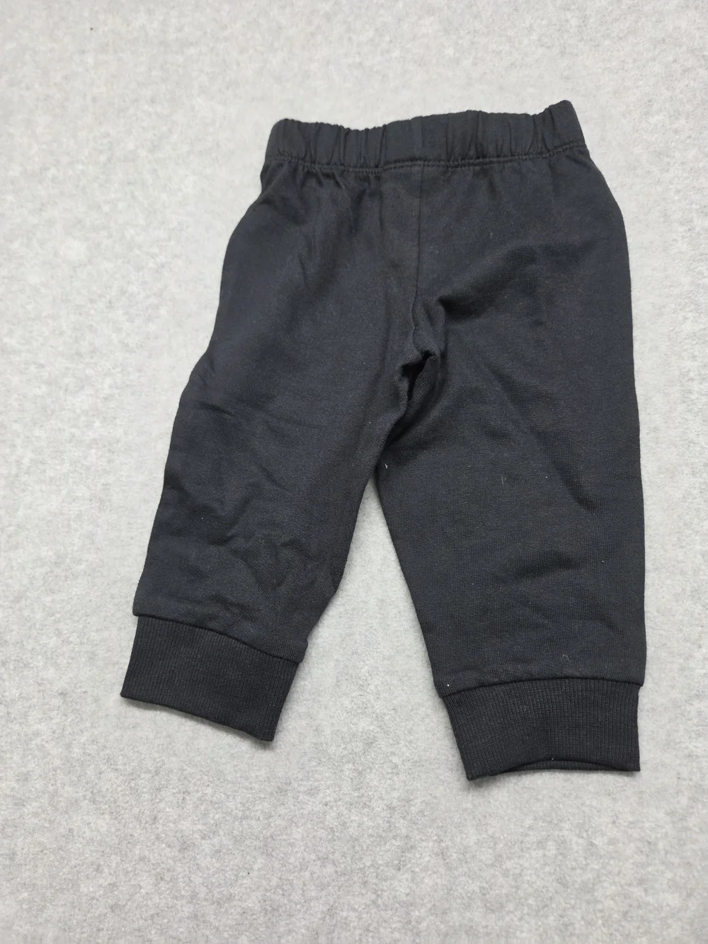 0259 Carter's Black Kids Elastic Waist Jogger Pants